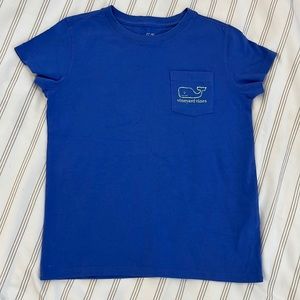 New Never Worn Kids Vineyard Vines Blue T Shirt Size Small (7-8)